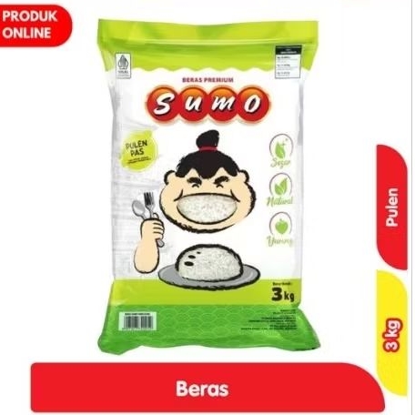 

Sumo Beras Premium Hijau Sak 3Kg