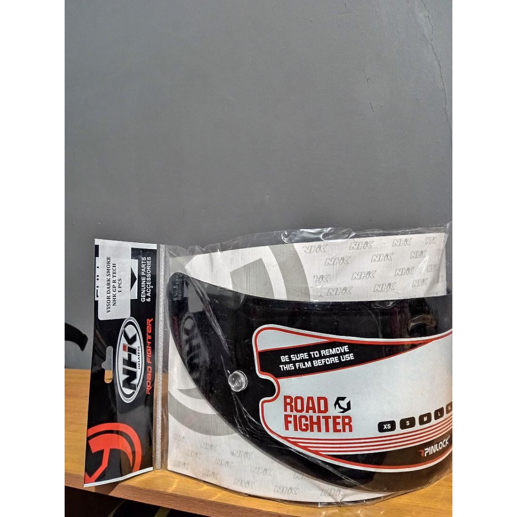 visor dark smoke original nhk gpr tech street kaca helm original NHK baru