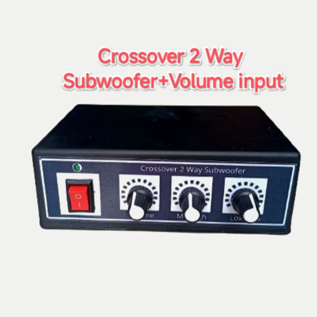 Crossover mini 2 Way, Subwoofer dan Middle