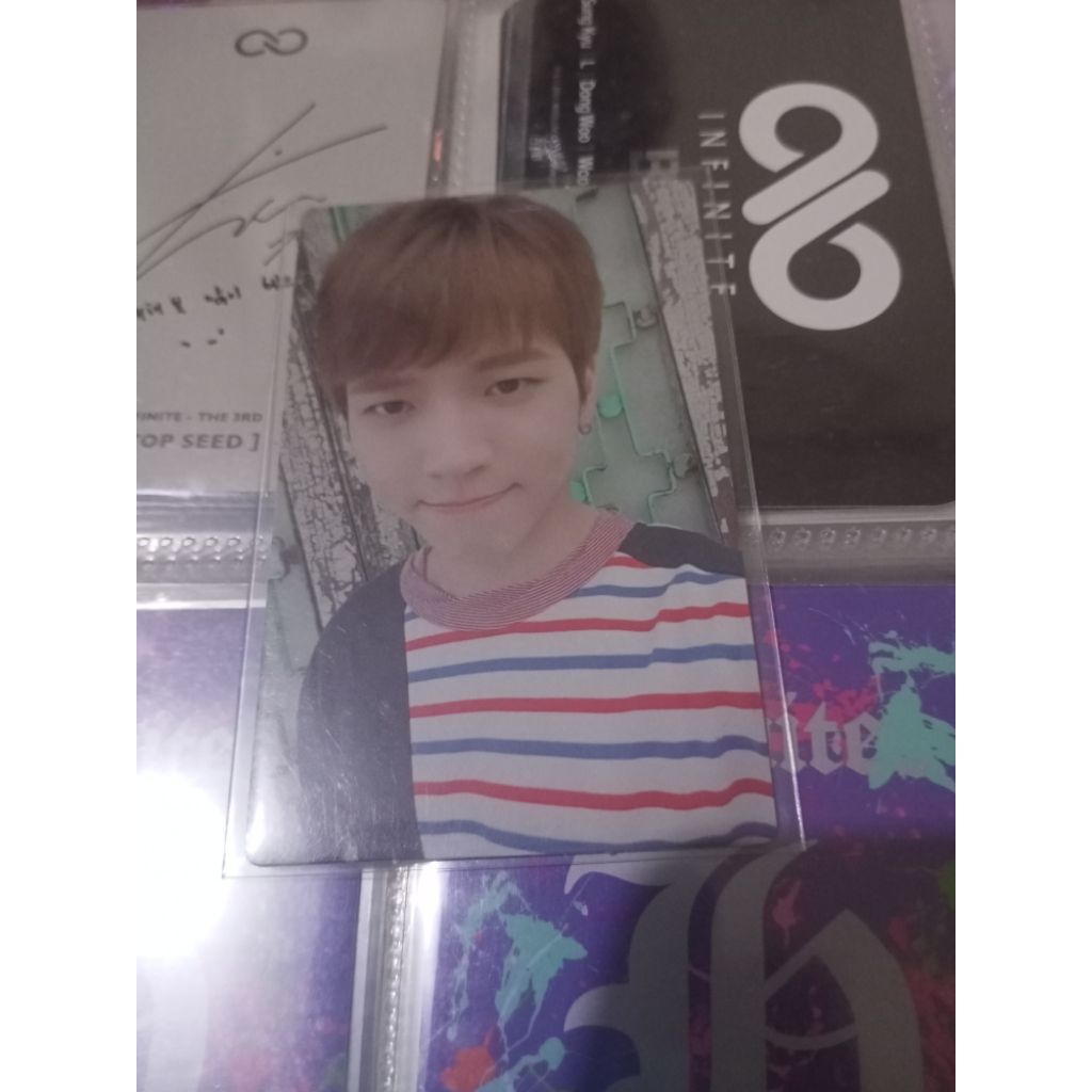 Infinite Nam Woohyun pc photocard write2 infinite only write