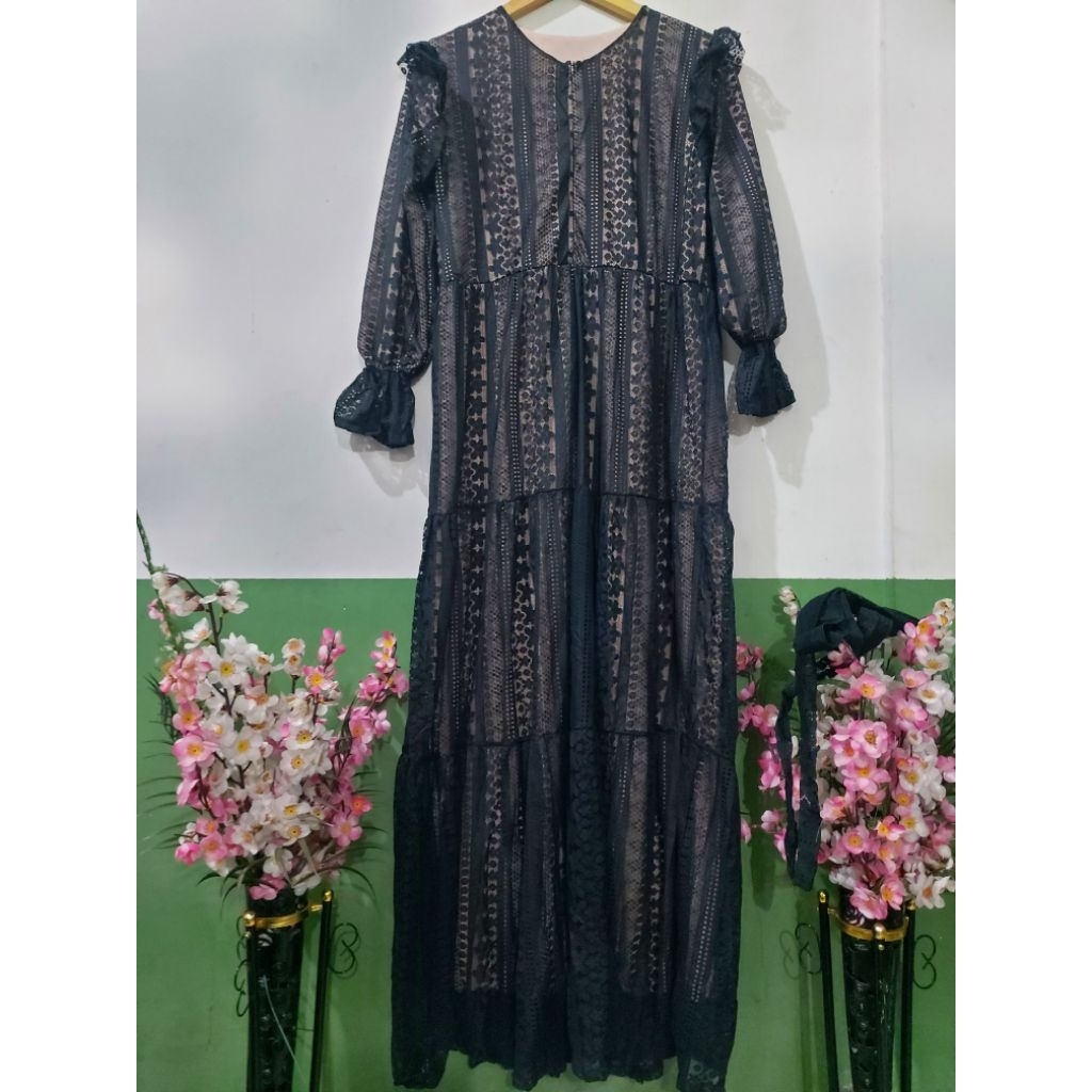 gamis brukat malika
