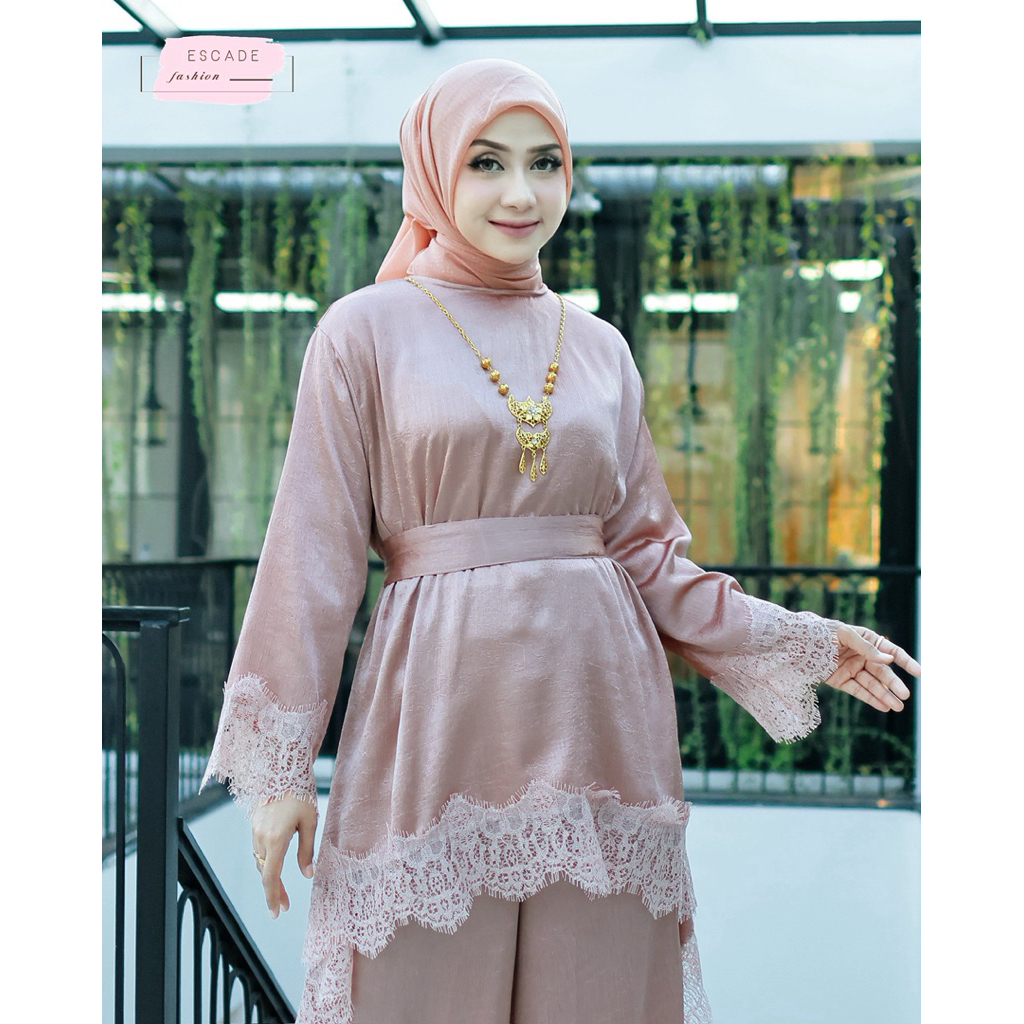 Setelan Kebaya Celana silk modern