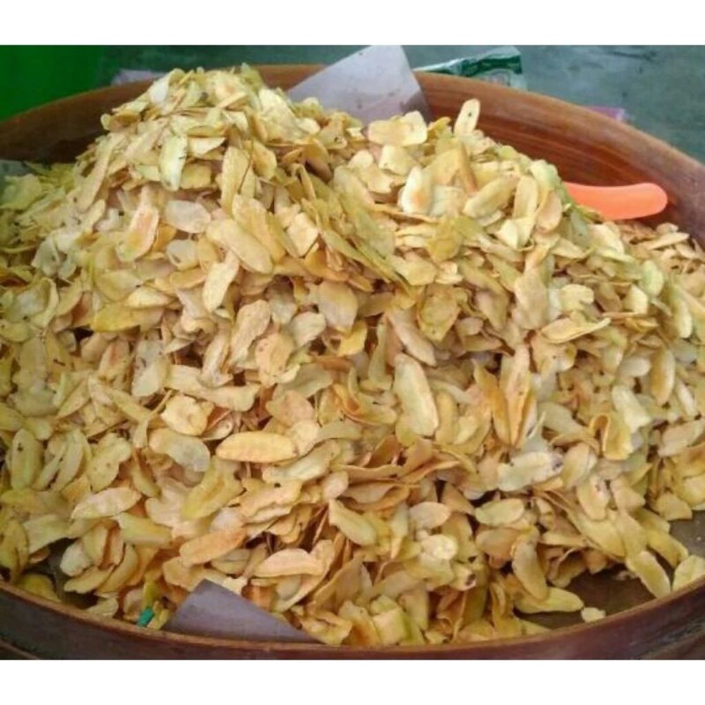 

Kripik Gayam Gurih Kriuk Empuk Khas Bantul Kemasan 1 kg