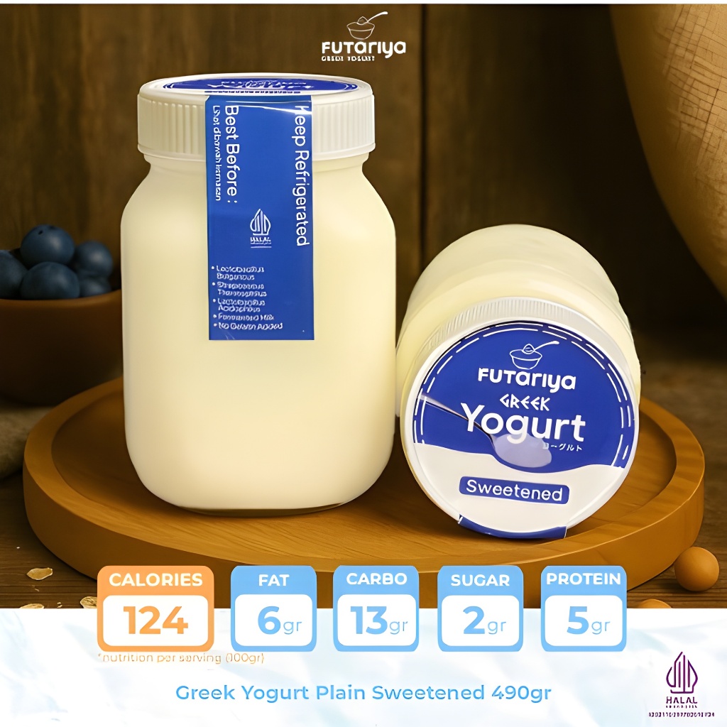 

Greek Yogurt Plain Sweetened - Live Active Probiotics Yogurt, Low Calorie