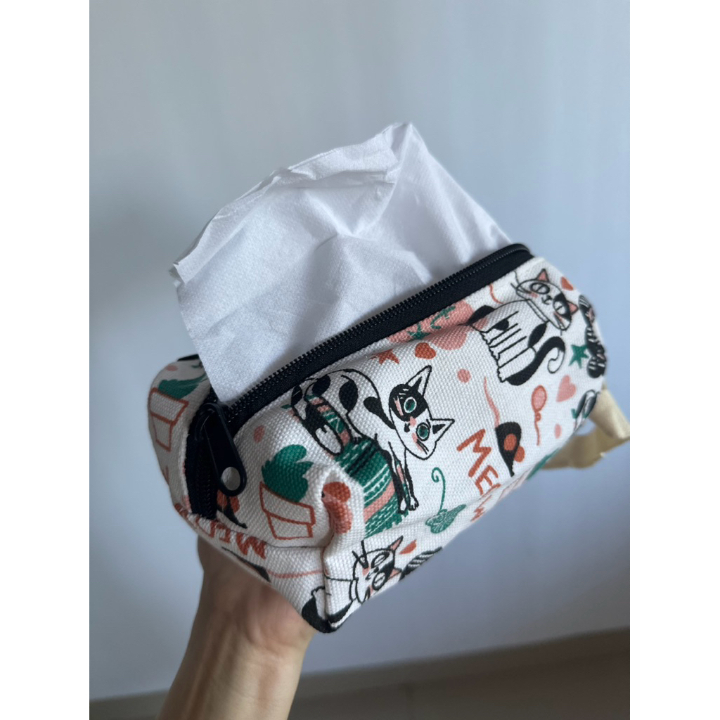 Tempat Tissue 3 in 1 Basah dan Kering Hand Sanitizer Tempat Tisu Lucu Murah Unik