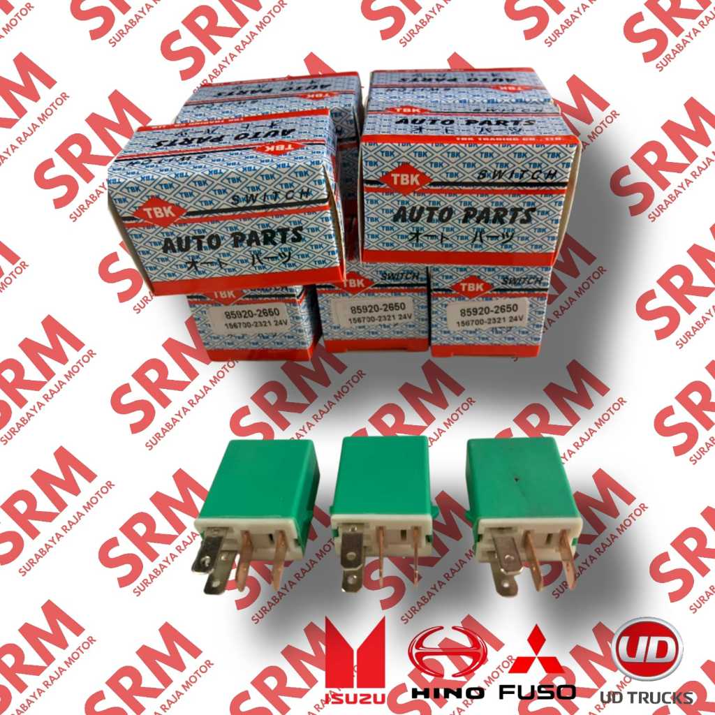 RELAY LAMPU HINO LOHAN K4 85920-2650 TBK
