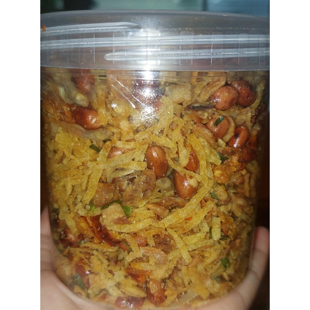 

Mustofa Kentang Teri Kacang Pedas Daun Jeruk