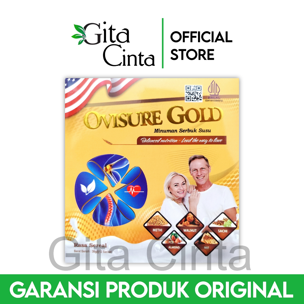 

Ovisure Gold Susu Vitamin Tulang Sendi Nyeri Otot Osteoporosis Osteoarthritis Original Asli