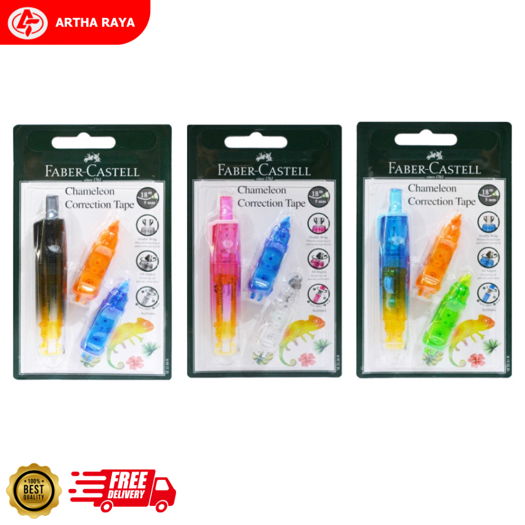 

Correction Tape Chameleon Faber Castell 18m/5mm
