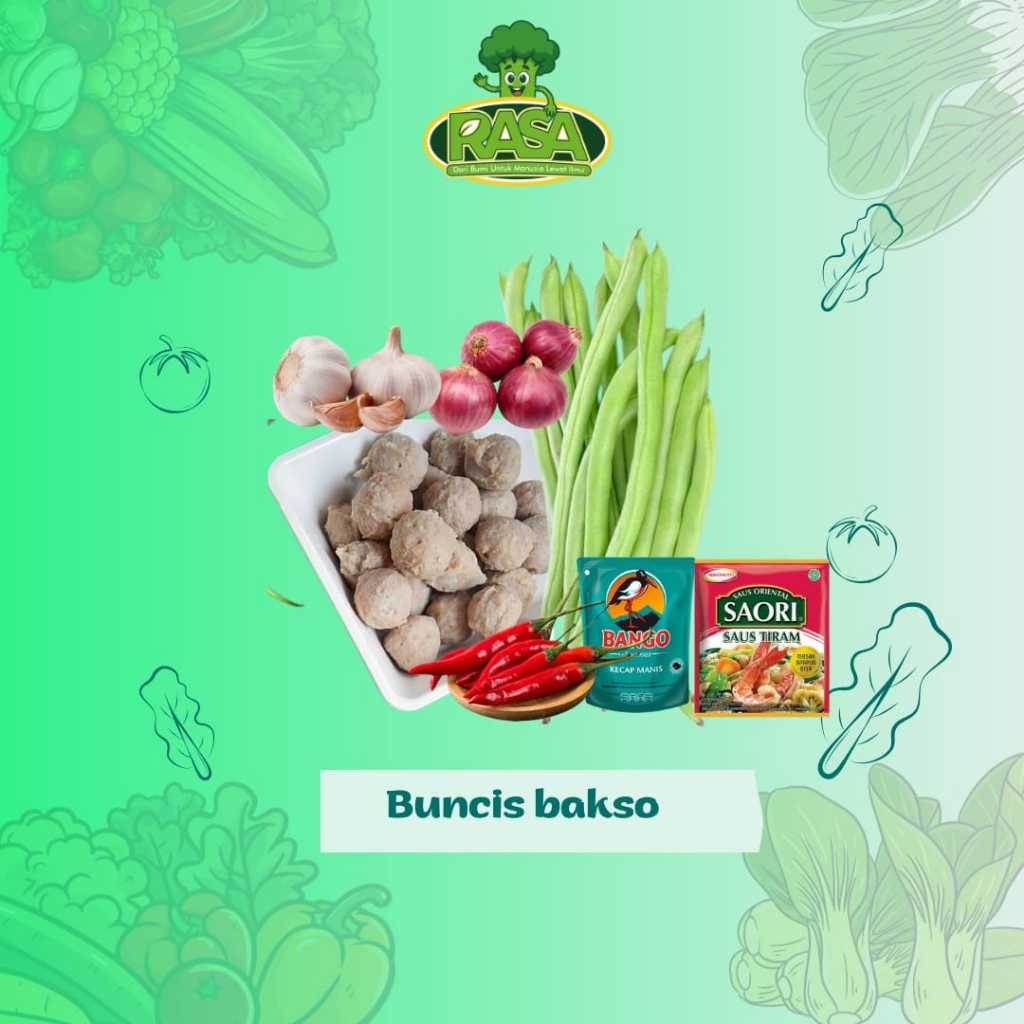 

Tumis Buncis Bakso