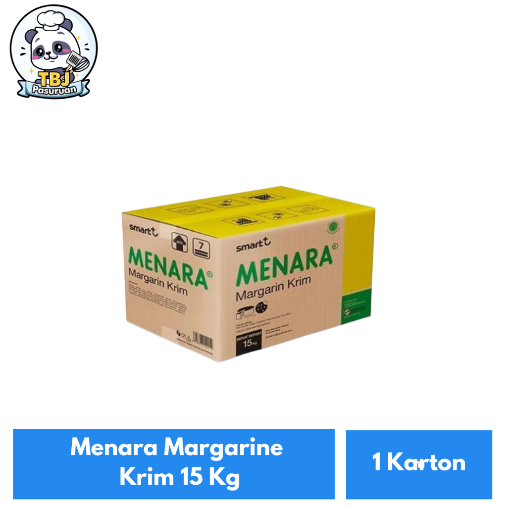 

Menara Margarine Krim 15 Kg Kemasan 1 Karton
