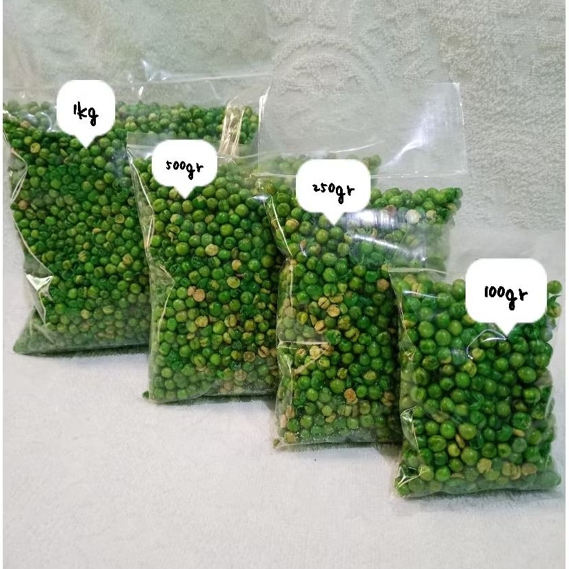 

Camilan kacang polong hijau goreng tanpa tepung 250gram enak asin gurih renyah murah viral