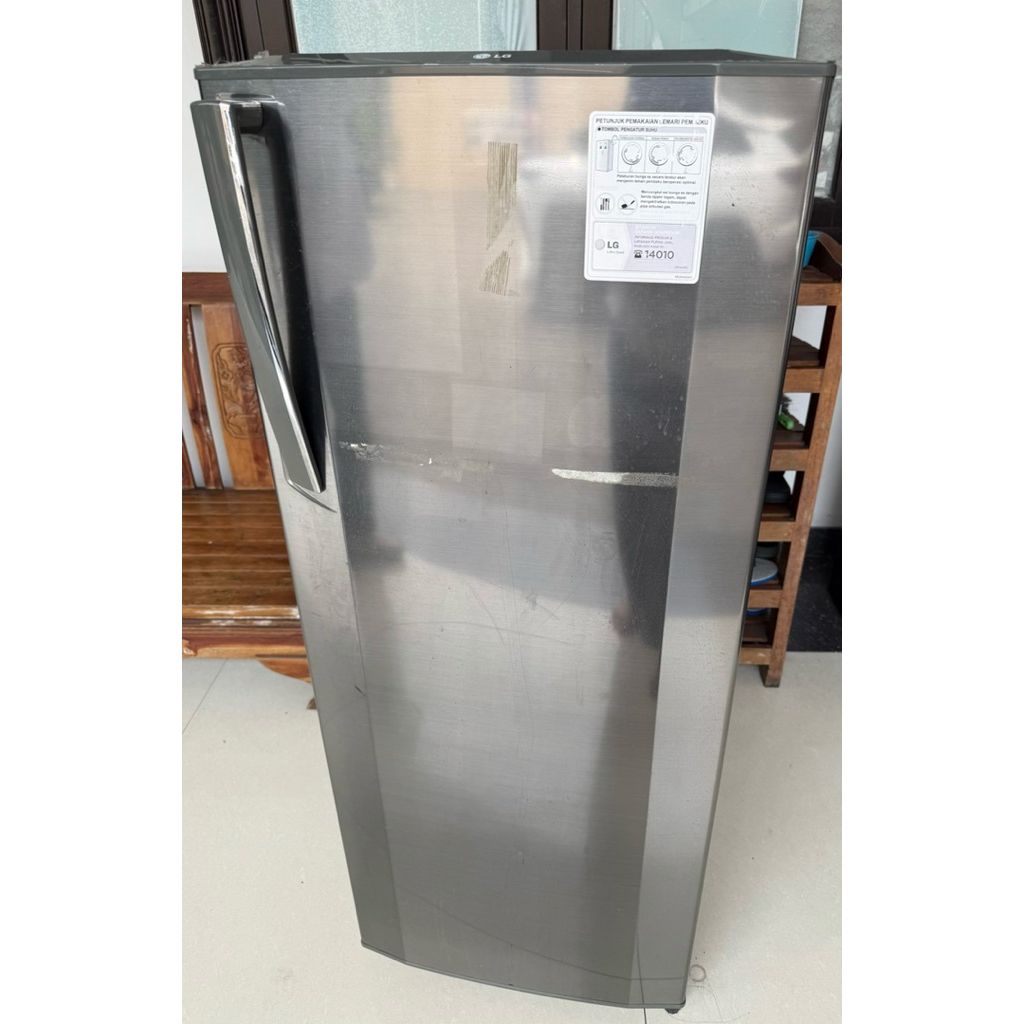 FREEZER LG GN-V204RL BEKAS PAKAI KONDISI LIKE NEW