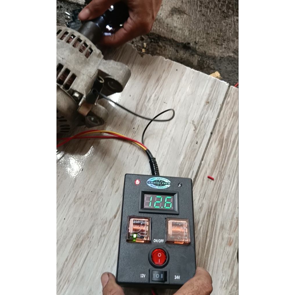 alat tester altenator/dinamo ampere 24 dan 12V