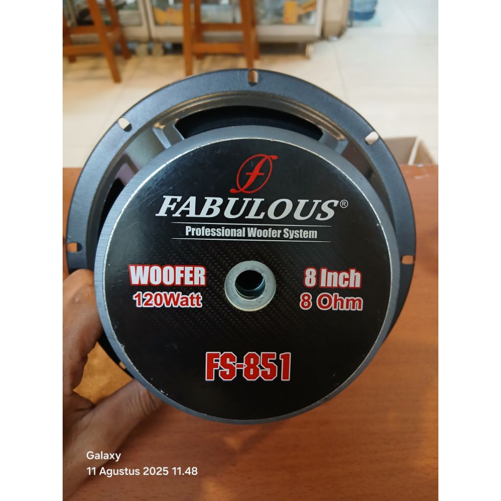 Fabolos Speaker komponen 851 Speaker 8 Inch 120 Watt