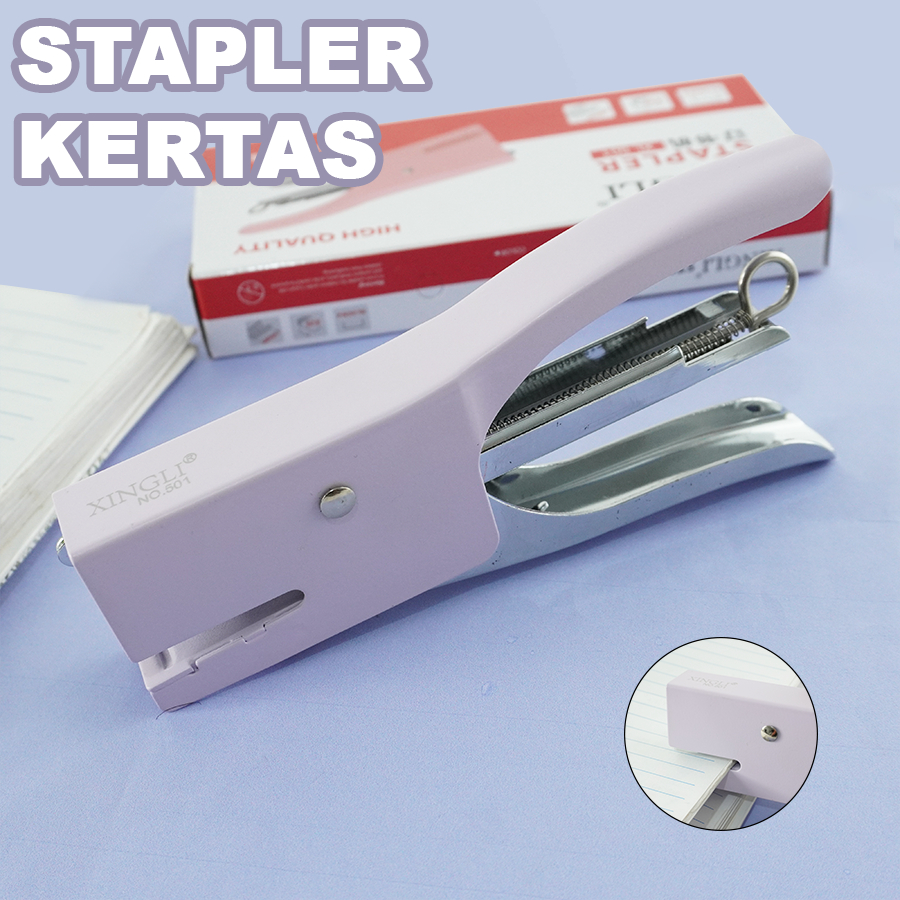 

Stapler Kertas Stapler Genggam 25 Sheets Isi No. 24/6 Perlengkapan Sekolah GJ - 070206