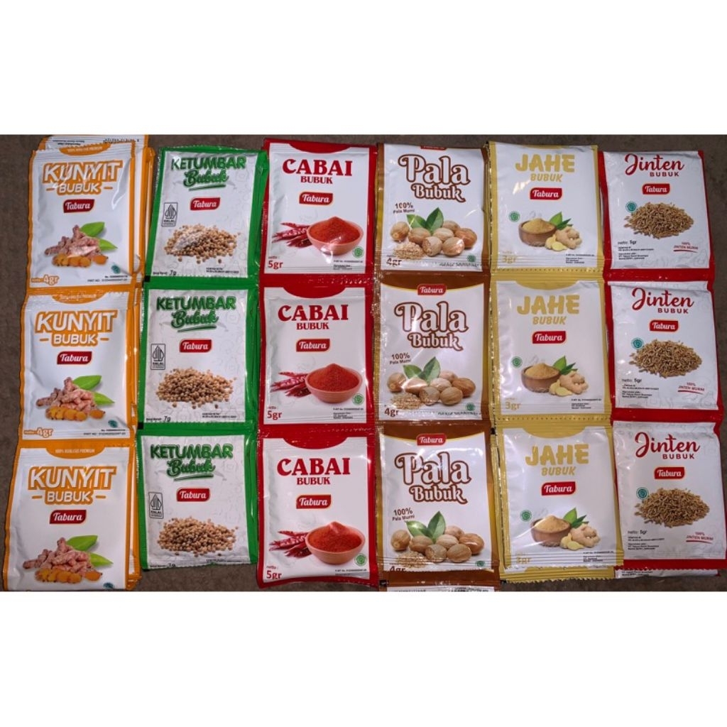 

❤️ ZAHRAZA 642❤️ PROMO BUMBU MASAK DABUR TABURA LENGKAP 1 RTNG ISI 12 PCS HALAL