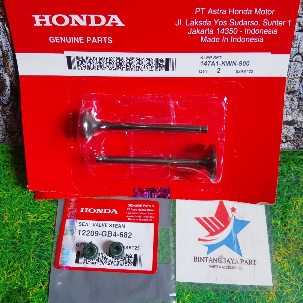 Payung Klep Set+Seal Klep Set Vario 125 Fi,Vario 125 Techno (KWN)