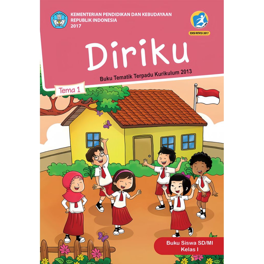 Buku diriku tema 1 Untuk kelas 1 SD-MI/Buku pelajaran/Buku sekolah