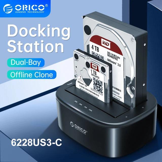 Docking Hard Disk SATA 1 Bay / 2 Bay 2.5/3.5 inch HDD / SSD SATA