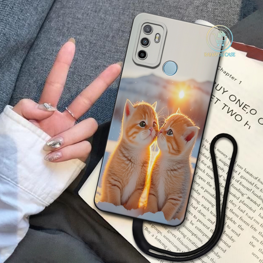 RAHAYOE - Softcase Oppo A53/A33/A53S Terbaru Free Tali Hp Case Oppo A53/A33/A53S Fashion Case Anime 