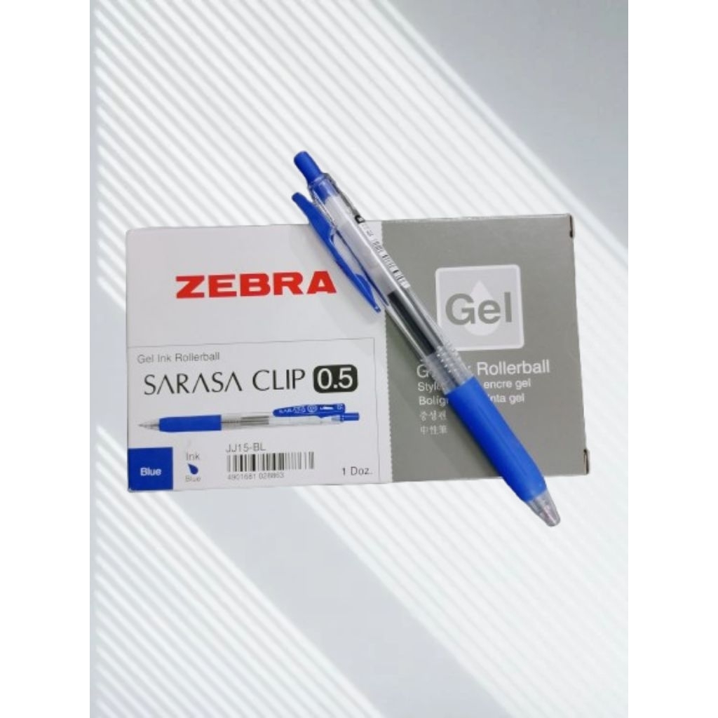 

pulpen zebra sarasa clip 0.5mm biru 1 pcs