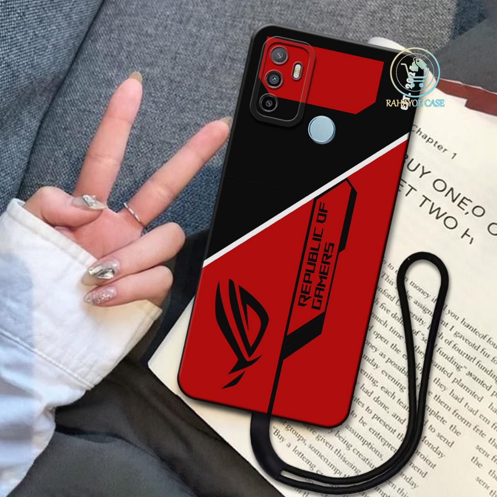 RAHAYOE - Softcase Oppo A53/A33/A53S Terbaru Free Tali Hp Case Oppo A53/A33/A53S Fashion Case Anime 