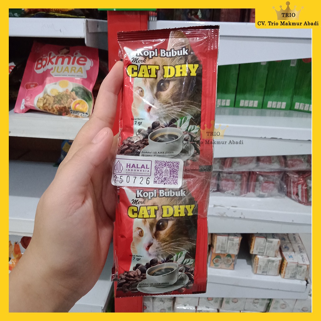 

Kopi Bubuk Cat Dhy 7g 1 Renteng Isi 10 Sachet