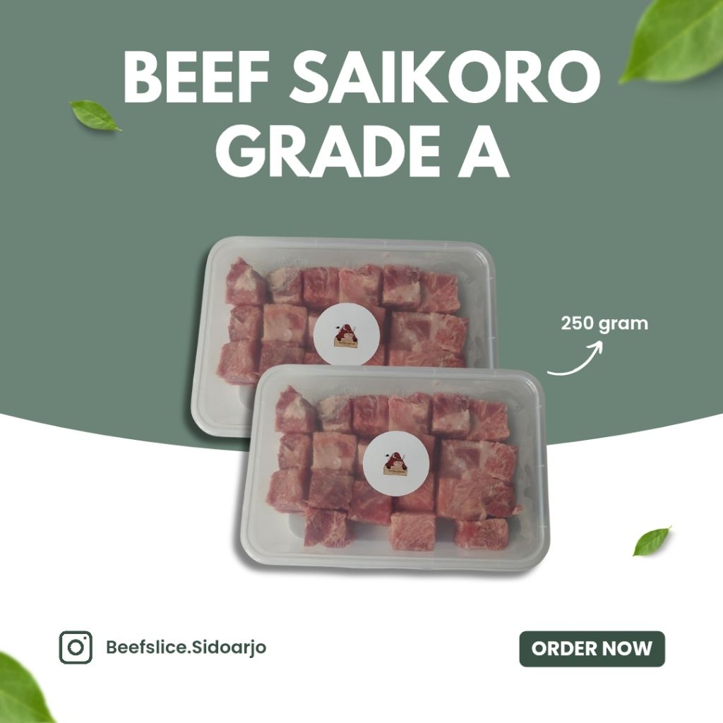 

READY Beef Saikoro Wagyu Meltique 250 Gram