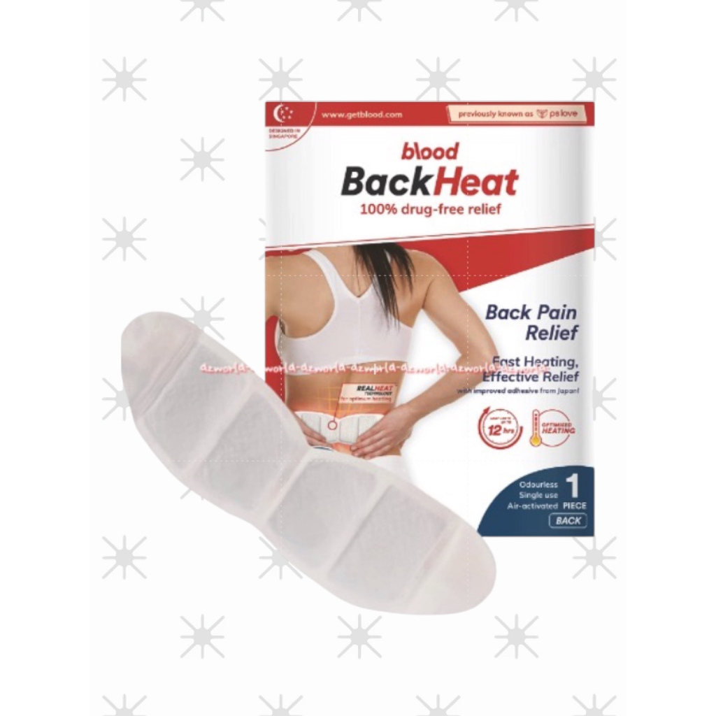 Blood Back Heat Back Pain relief Koyo Sakit Pinggang Koyo Pereda Nyeri Pinggang