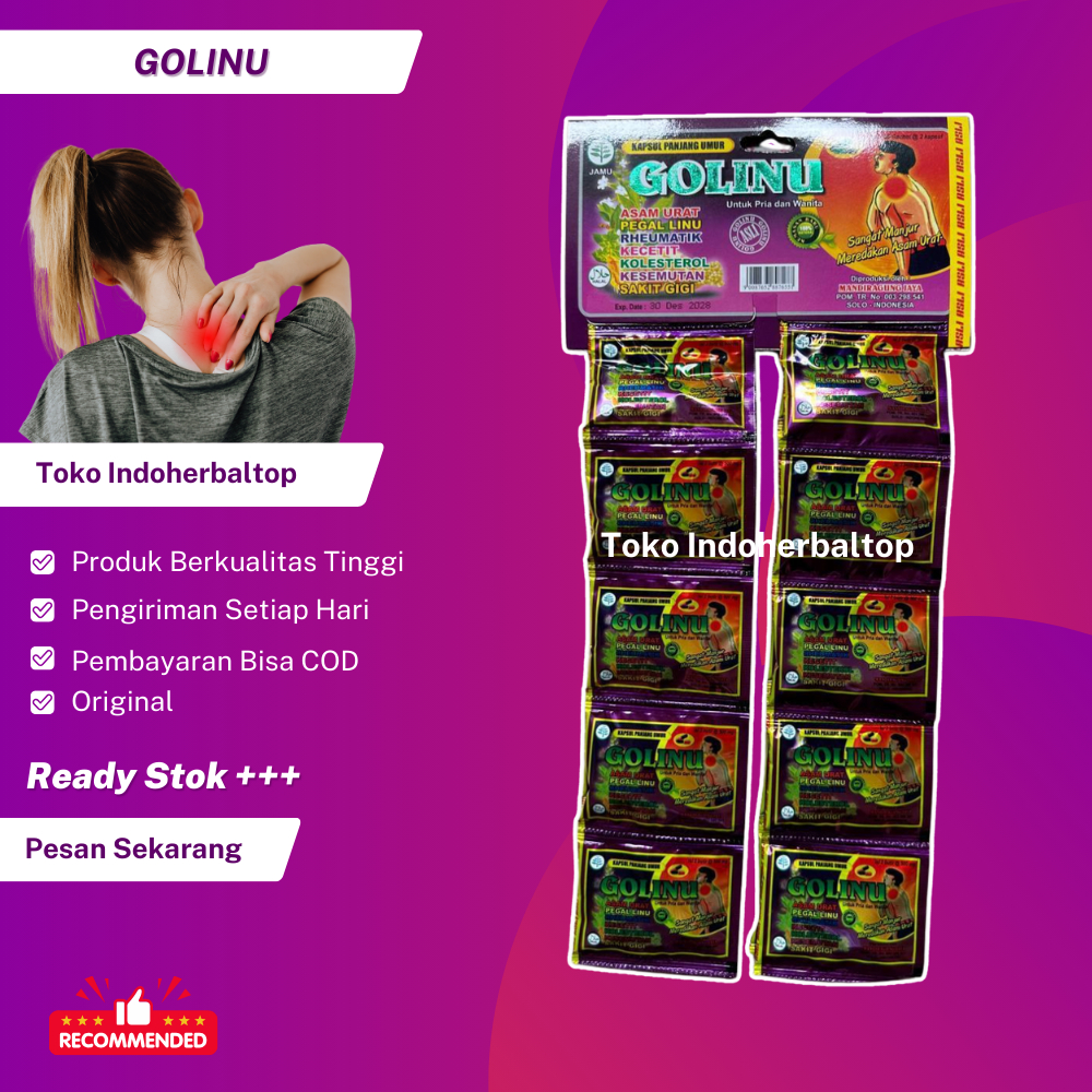 

Golinu Kapsul Asam Urat 20 Sachet ORI