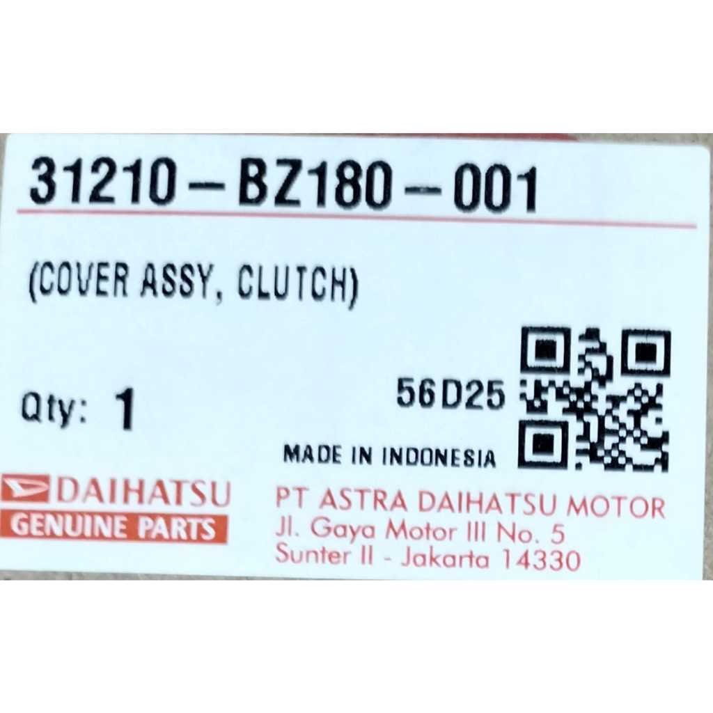 MATAHARI DAIHATSU  SIGRA/CALYA 1.2 / 31210-BZ180-001