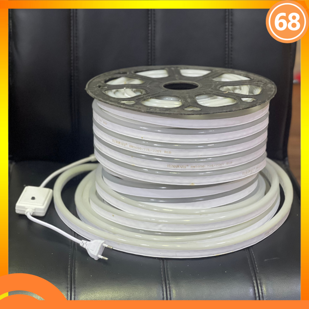 LAMPU SELANG LED NEON FLEX RGB 220V / LAMPU NEON FLEX PREMIUM HIGH QUALITY