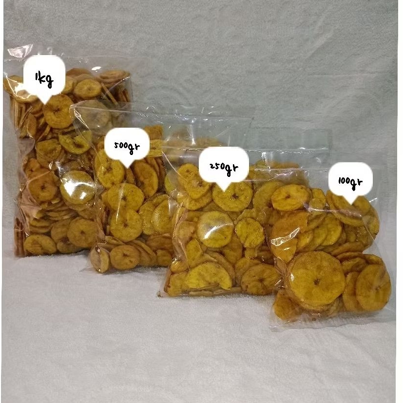

Camilan keripik pisang manis 250gram enak manis gurih renyah murah viral