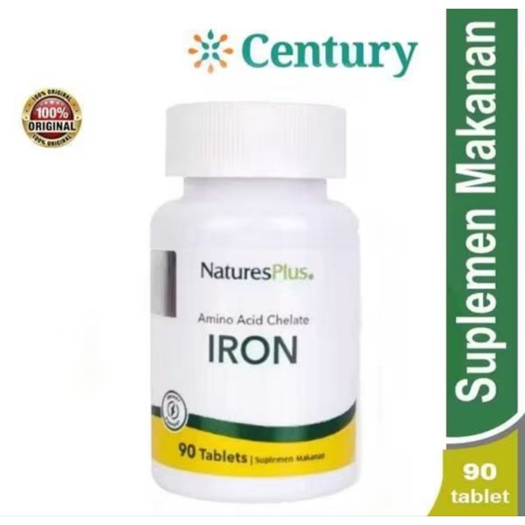 Nature's Plus Iron 20mg 90 Tablet