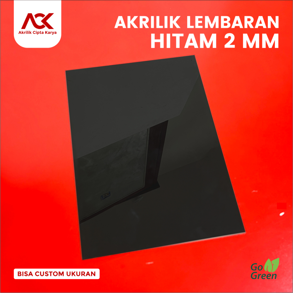 

Akrilik Lembaran-Akrilik Potongan-Akrilik Custom Ukuran-2mm Hitam