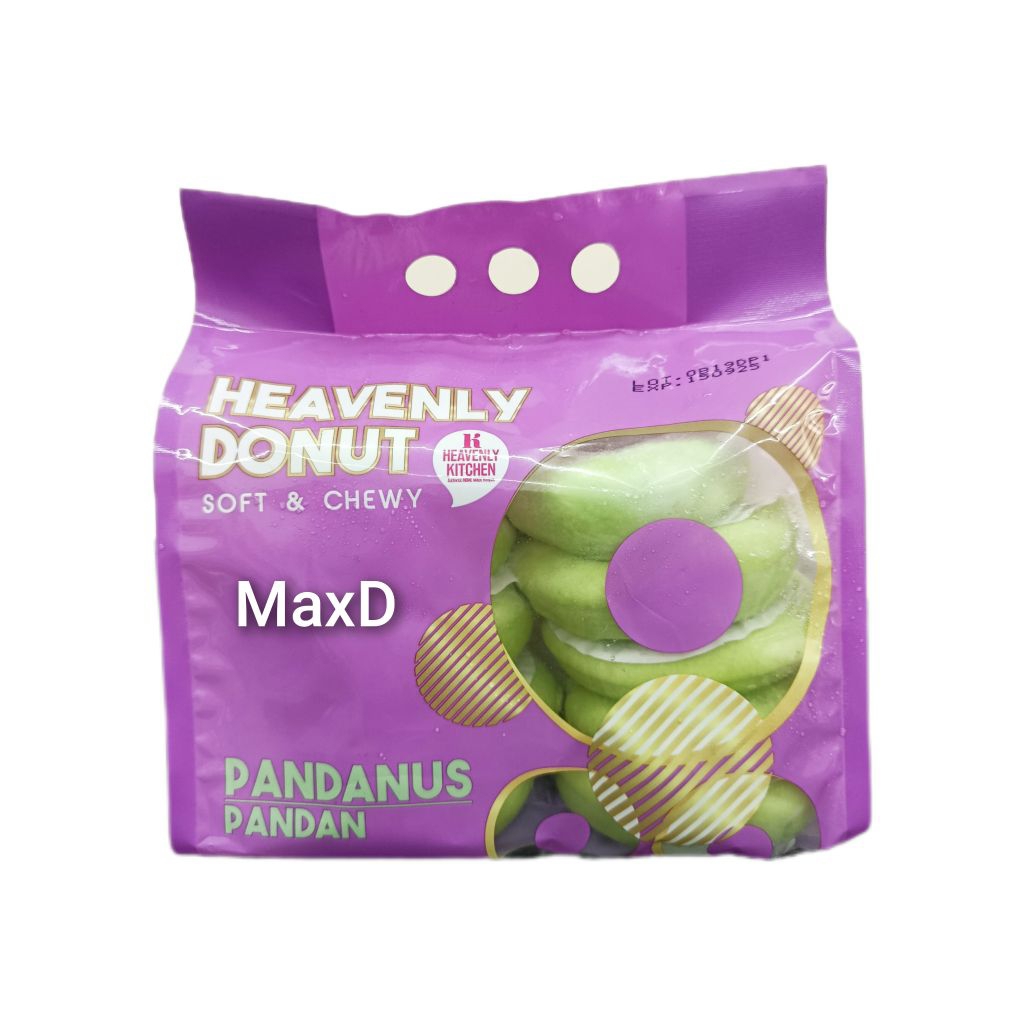 

Heavenly Donut soft Donut Frozen Pandan Isi 10 Pcs 1 Bks (EXP. 15 SEPTEMBER 2025)