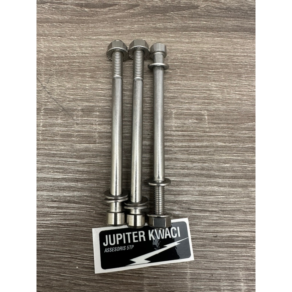 baut mounting mesin jupiter z , baut stenlis pangkon mesin jupiter