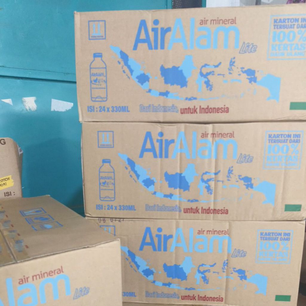 

[ 3 karton ] Air Alam Ready To drink 330ml x 24 botol