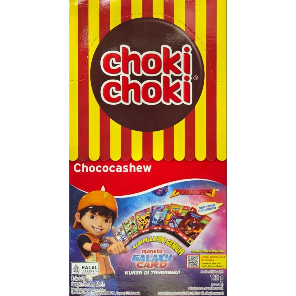 

Coklat Choki Choki Chococashew 1 box isi 20 pcs