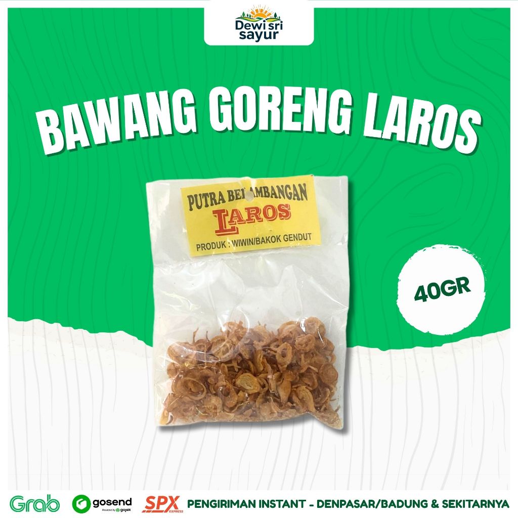 

Bawang Goreng Laros 40gr – Dewi Sri Sayur
