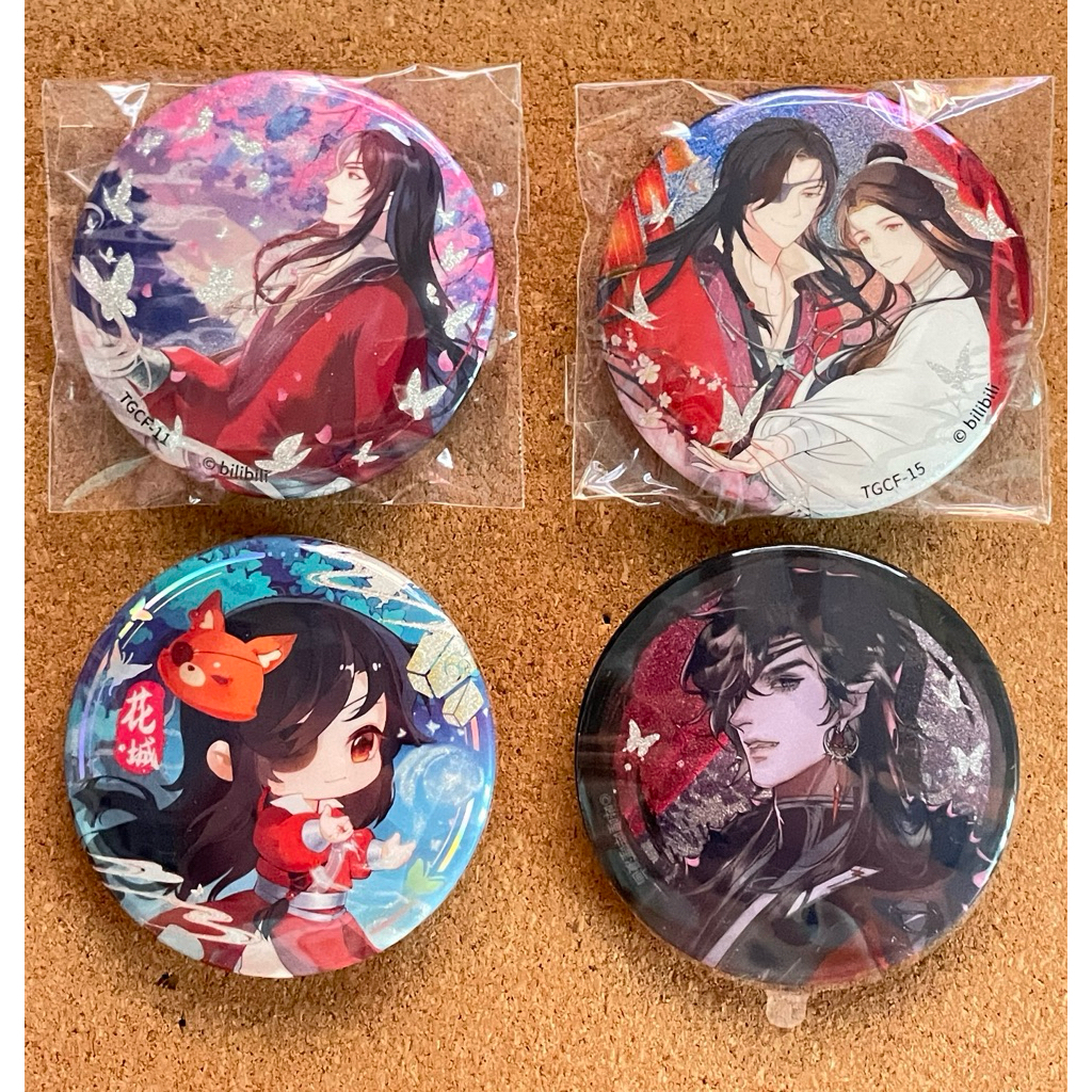 | NEW Heaven’s official Blessing Official Badge | Hua Cheng Ver & Xie Lian | Collectable Pins Japan 