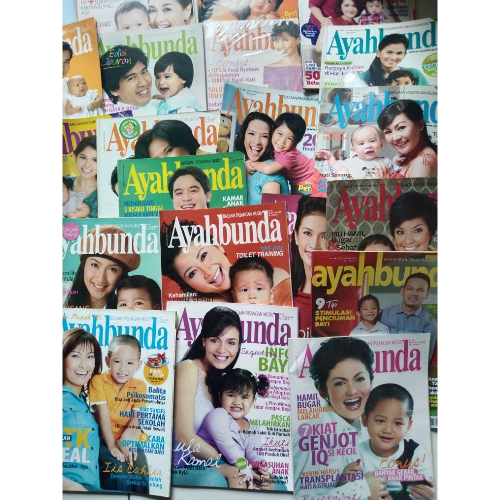 Majalah AYAHBUNDA edisi tahun 2000-2019
