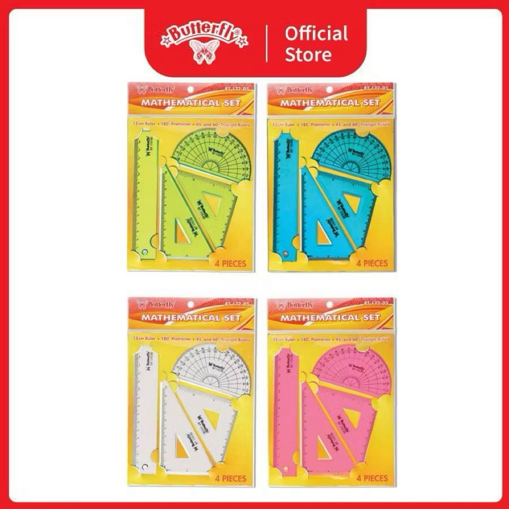 

Penggaris Butterfly Mathematical Set BT-172-05 Segitiga