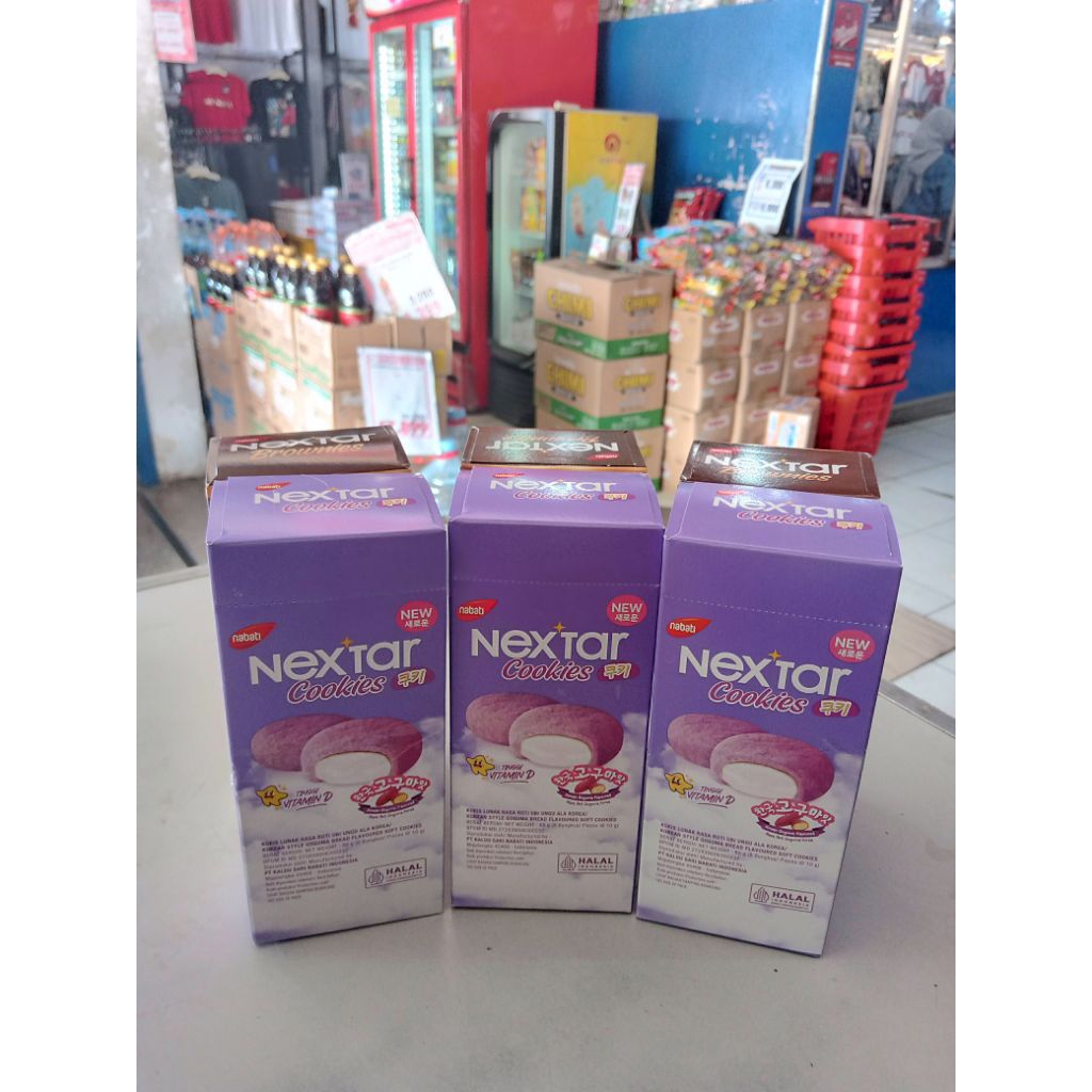 

PROMO BUY 1 GET 1‼️Nabati Nextar Cookies Korean Goguma 80gr free Nextar brownies (isi 8pcs)