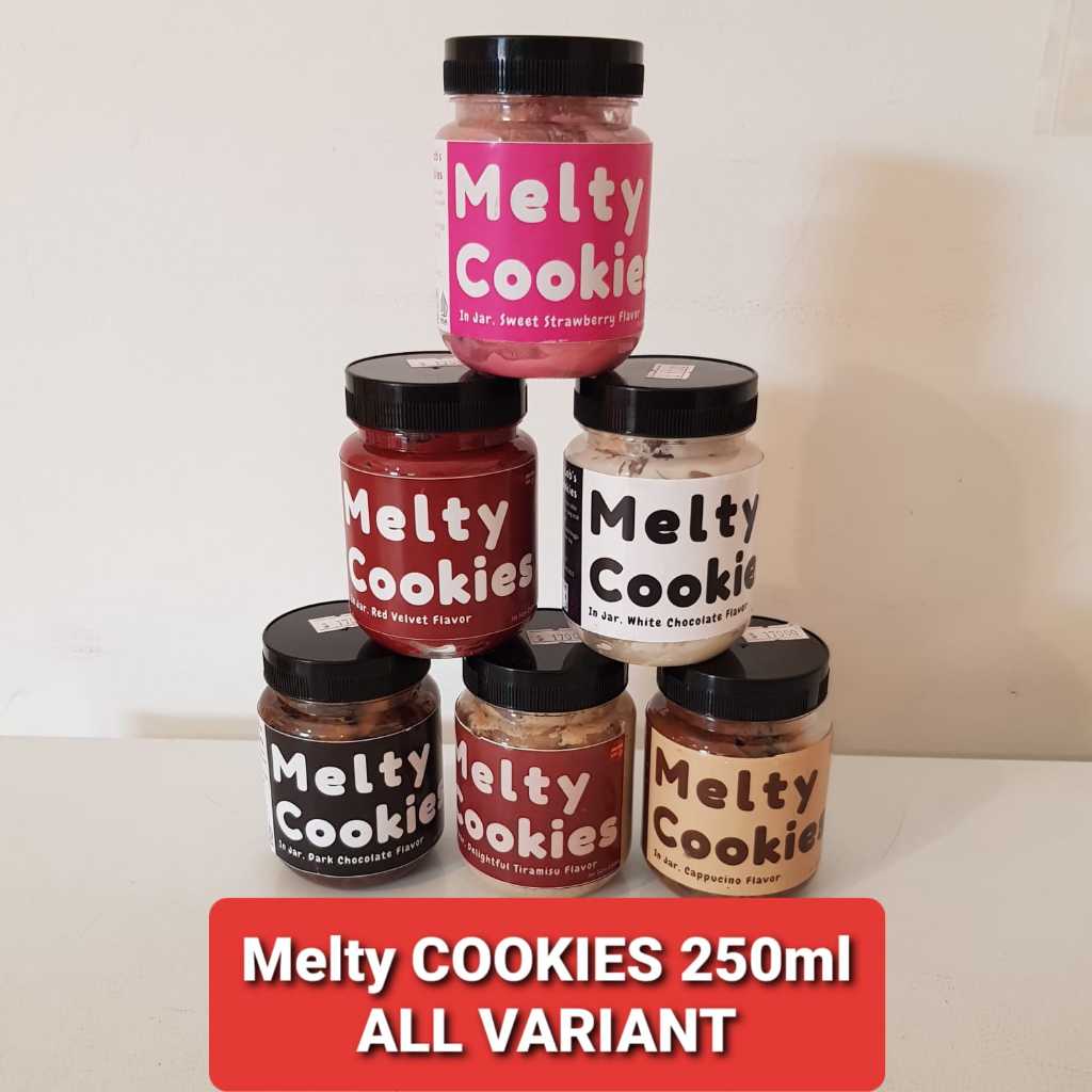 

MELTY COOKIES 250ml - Cookies Coklat Lumer Crunchy / Crunchy Choco Melt Jar / Cemilan Manis / Snack / Makanan Ringan / Camilan Sereal Cokelat / Jajanan Kekinian / NYAM-NYAM Biskuit Cookies
