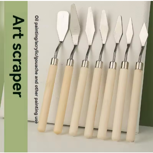 

Pallete Knife Spatula Lukis 7IN1 Pisau Palet Butter Cake Cream Painting Stainless