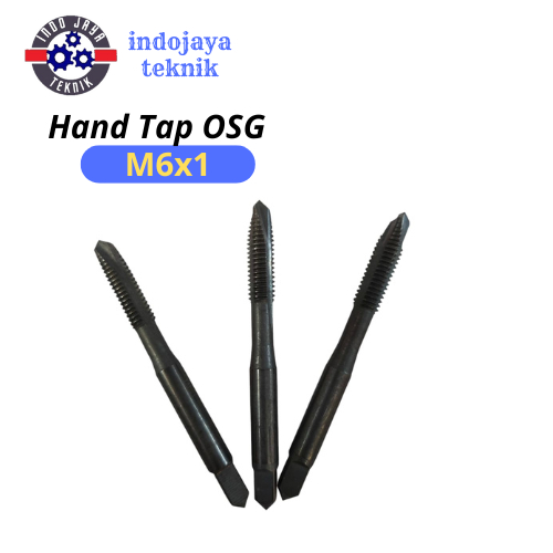 Hand Tap Ulir Drat Baut 10. M6×1 OSG Tap PO Lurus Hand Tap m6 x 1.0 Hss Bekas Mulus
