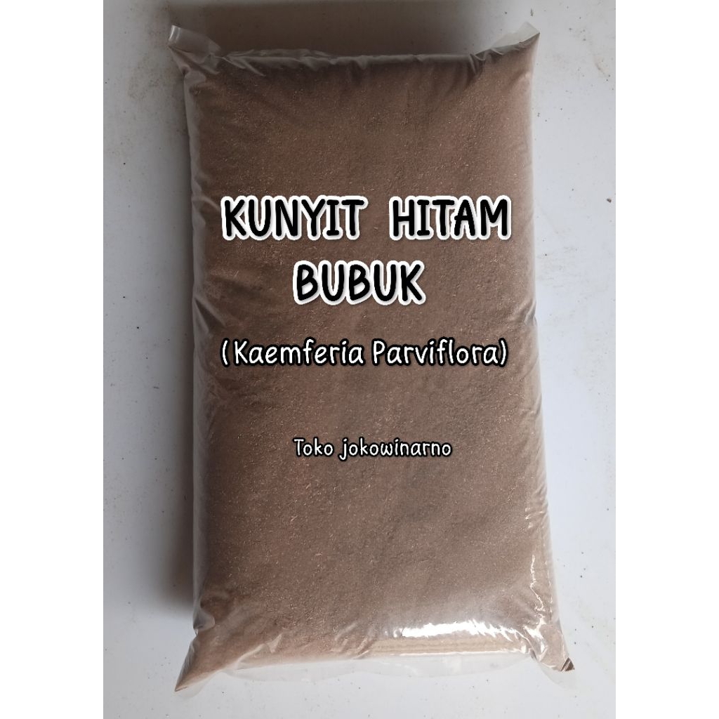 

KUNYIT HITAM BUBUK HALUS 500 Gram ( Kaemferia Parviflora) Murni Tanpa Campuran
