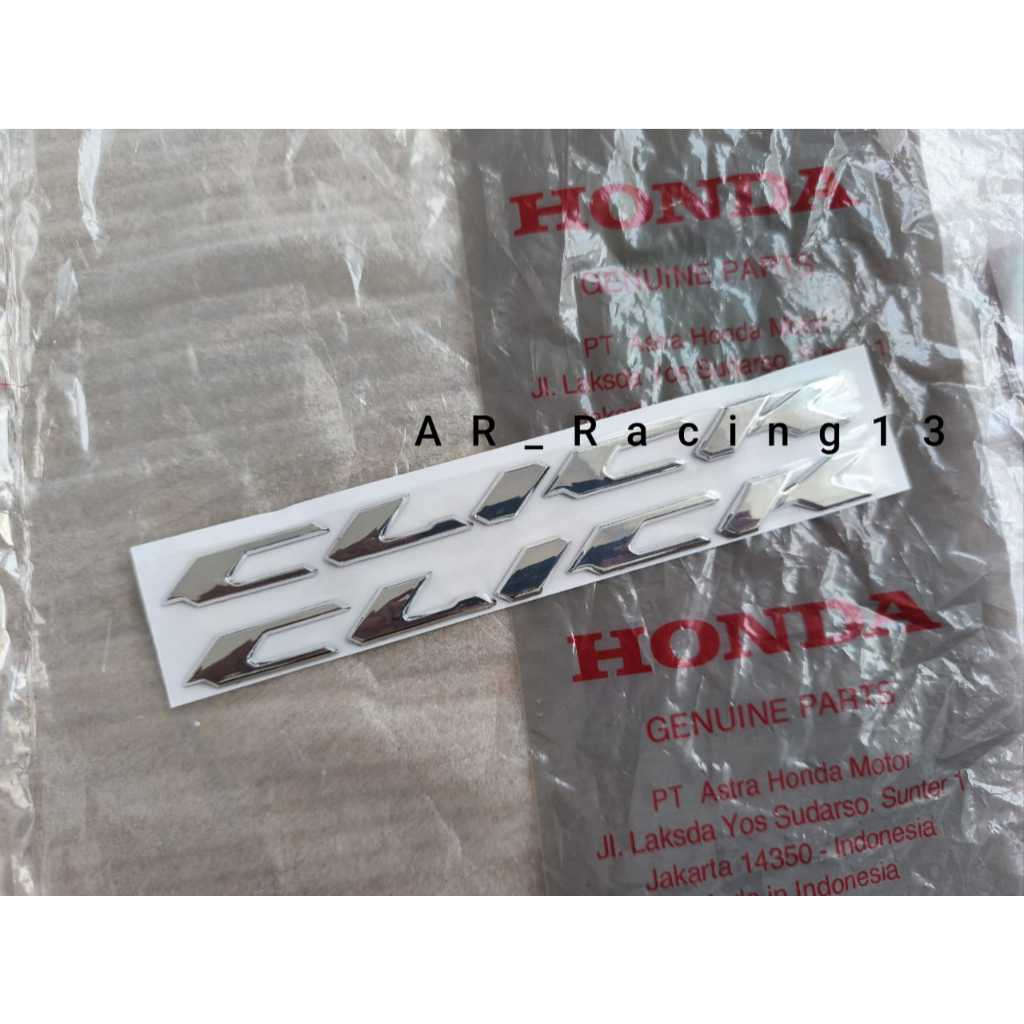 Emblem Click 1 sET (2 Pcs) Bahan ABS Emblem VARIO Emblem Click Emblem Timbul Vario 125/150
